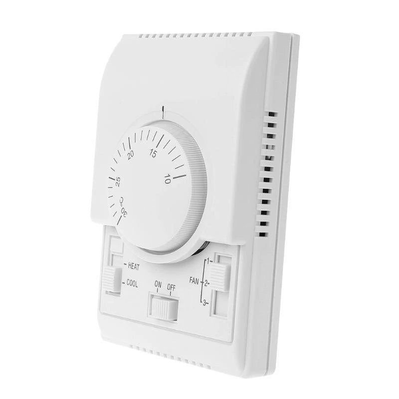 652F Manual Heating & Cooling Thermostat Air Condition Temperature Control Adjustable Room Mechanical Thermostat