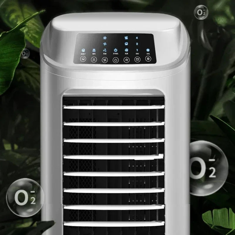Water Cooled Tower Fan Refrigeration Air Conditioner Portable Ice Cooling Fan with Large Tank for Summer Mini Aire Acondicionado