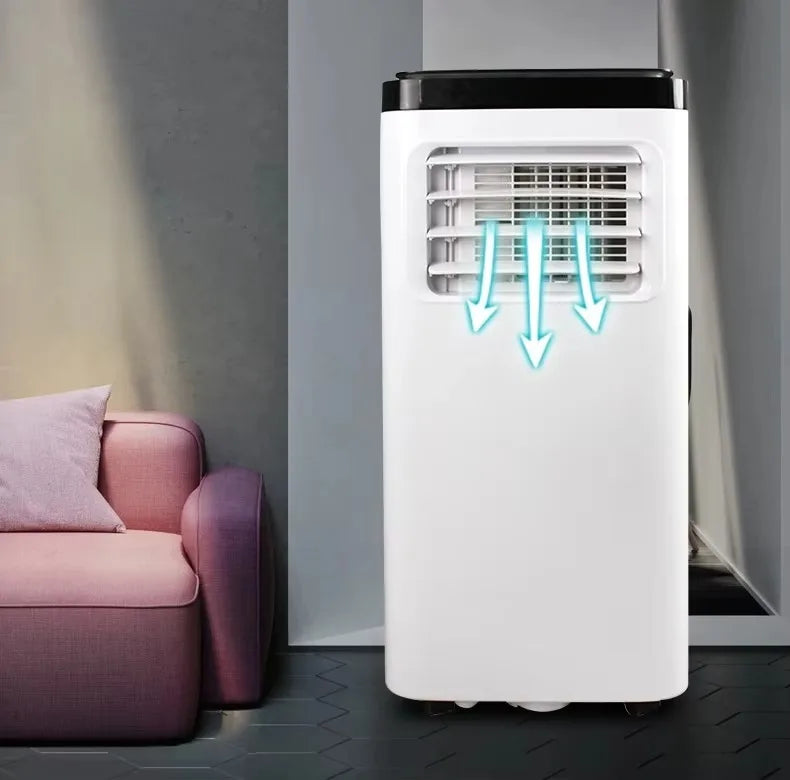 Home Use Portable Air Conditioner 9000BTU Remote Control Mobile Inverter Cooling and Heating AC System for Room and Office