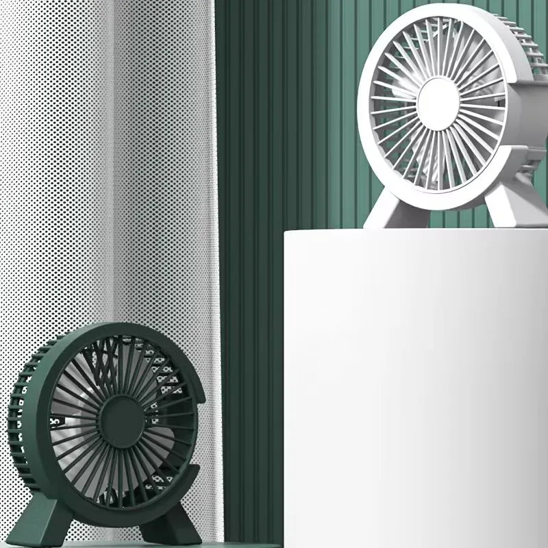 USB Portable Mini Desktop Fan Circulator Household Office Quiet Ventilator Fan for Desk Living Room Air Cooler