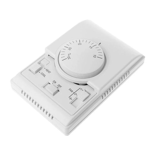 652F Manual Heating & Cooling Thermostat Air Condition Temperature Control  Adjustable Room Mechanical Thermostat