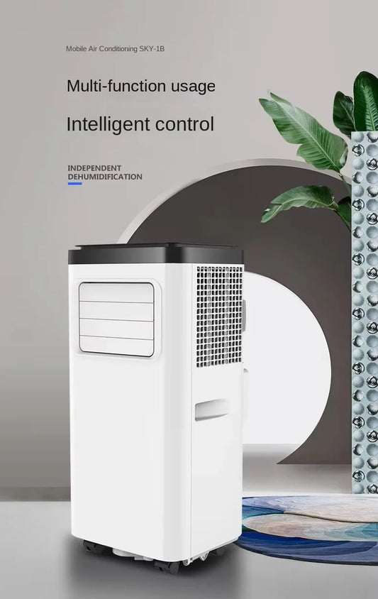 Home Use Portable Air Conditioner 9000BTU Remote Control Mobile Inverter Cooling and Heating AC System for Room and Office