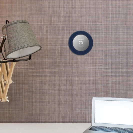 Nest Thermostat Plate Cover Blue Universal Mount Thermostat Wall Plate Parts Accessories Round Trim Home System
