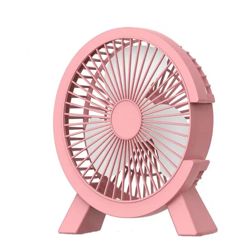USB Portable Mini Desktop Fan Circulator Household Office Quiet Ventilator Fan for Desk Living Room Air Cooler